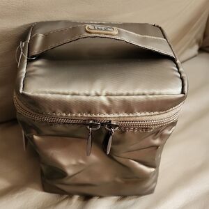 Lug Twinklebox Womens Metallic Walnut Travel Jewelry Holder New